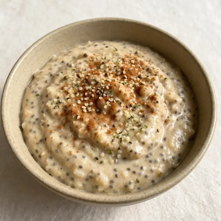 10-Min Creamy Cinnamon Keto Porridge