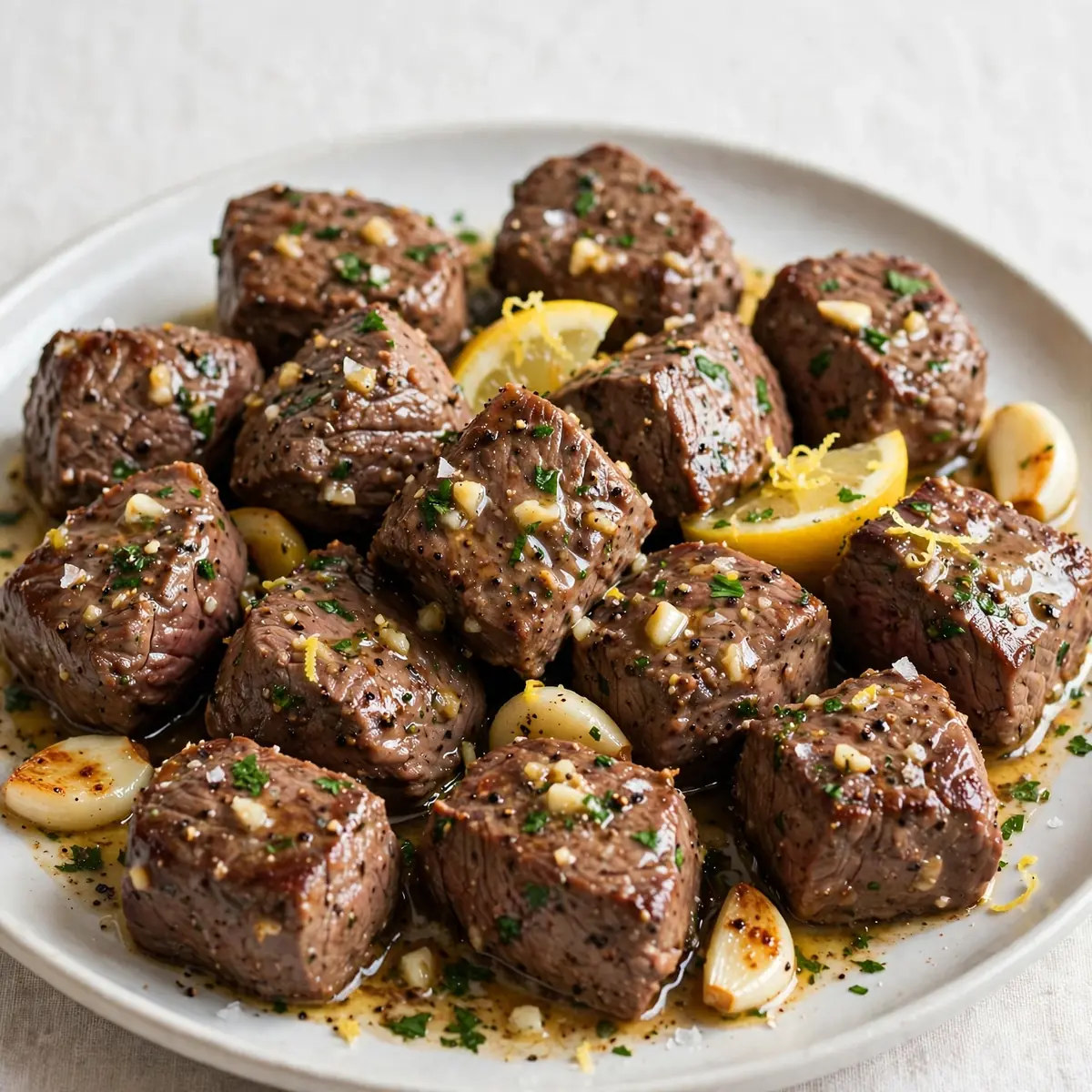 Busy Night Bites: 15-Minute Lemon Garlic Butter Steak Bites