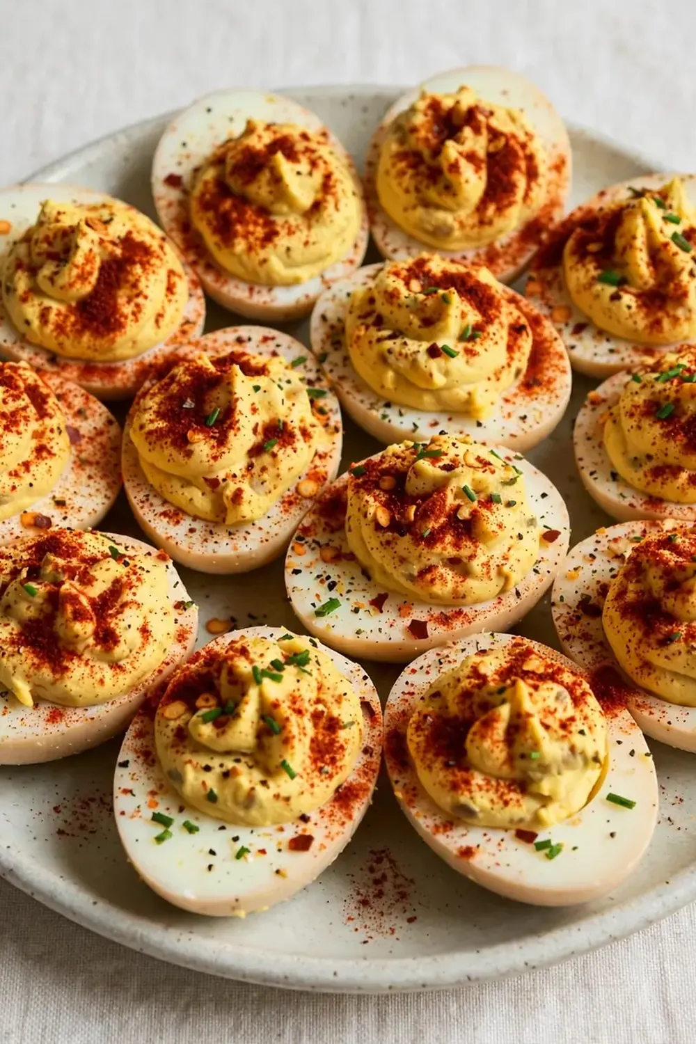 Spicy Deviled Eggs with Smoked Paprika