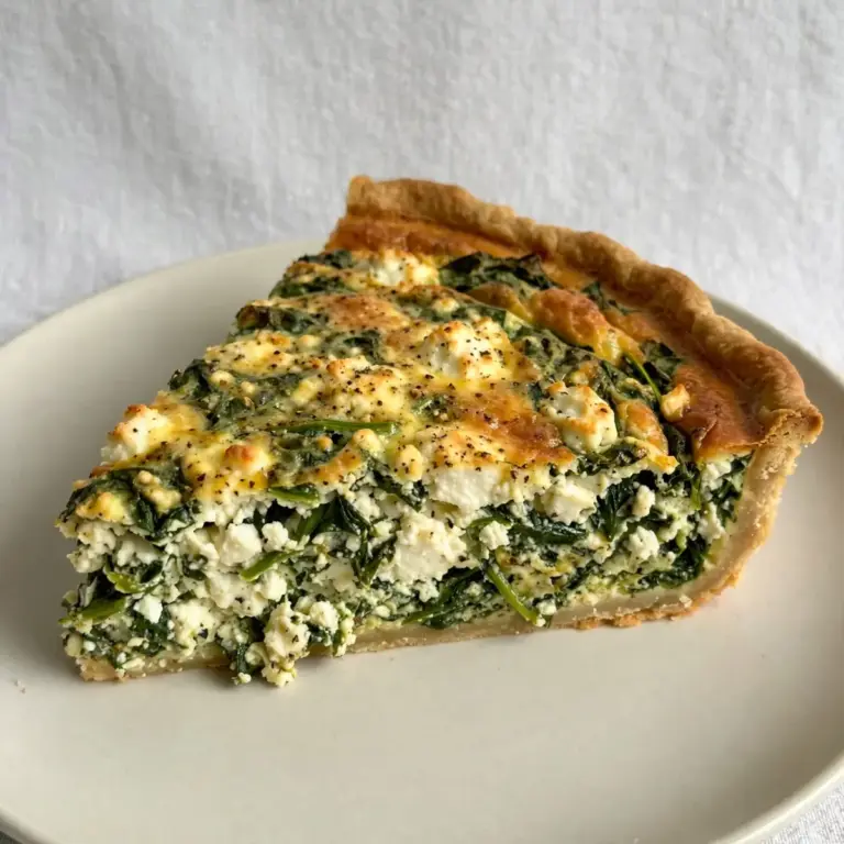 Quick 20-Min Crustless Spinach and Feta Quiche