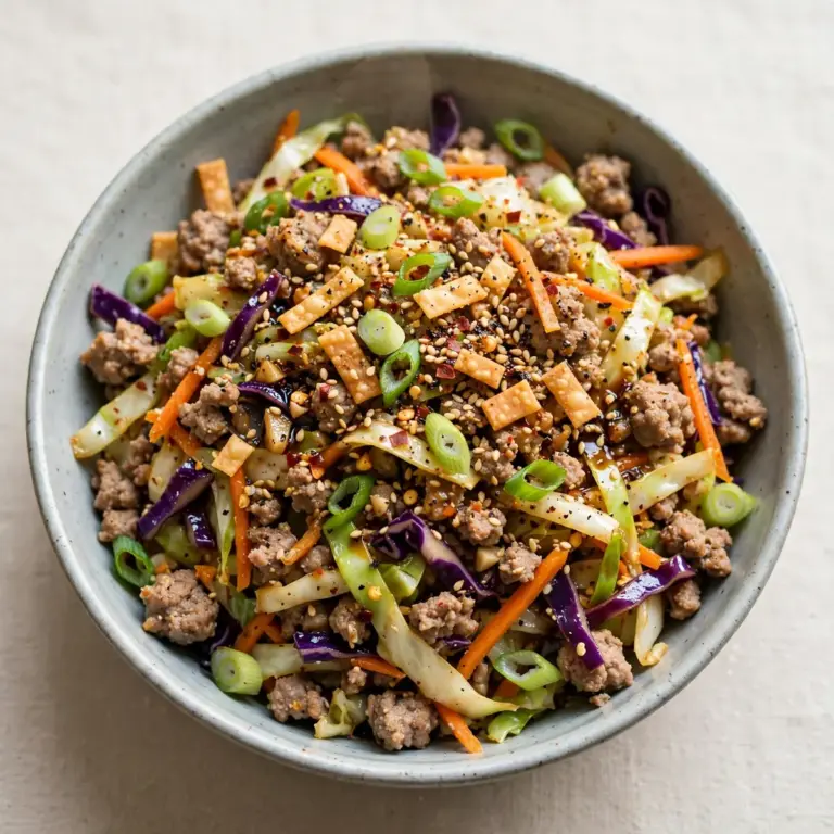Quick 20-Minute Egg Roll in a Bowl for Busy Weeknights