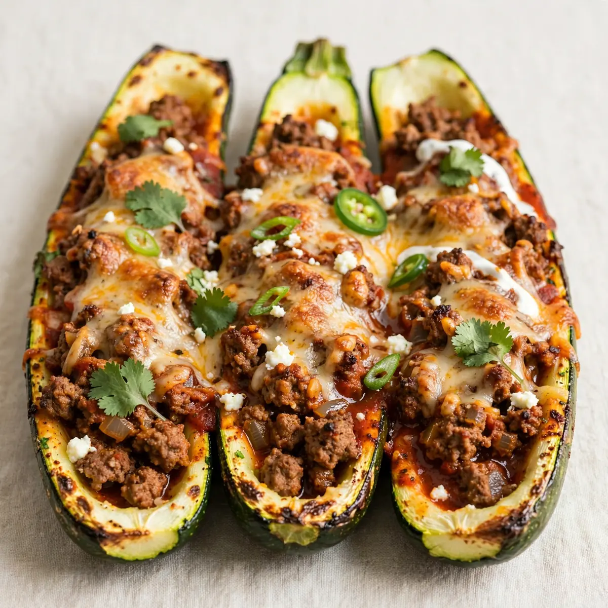 Quick Beef Enchilada Zucchini Boats for Busy Weeknights